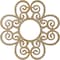 Ekena Millwork Cohen Wood Fretwork Pierced Ceiling Medallion, Hickory, 22"OD x 7 1/2"ID x 1/4"T CMWP22X22X0250COHI - alternate 3